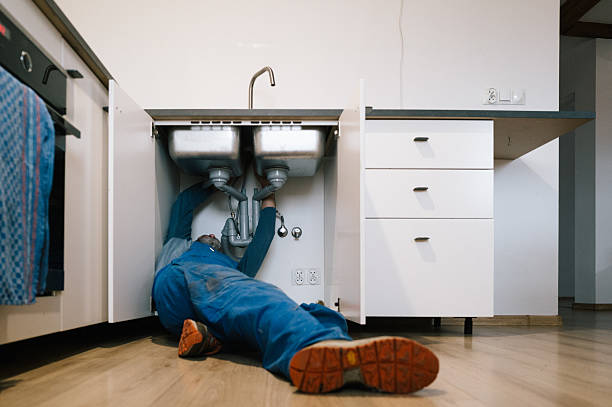 Professional Leak Detection technician working in Hamburg, MN